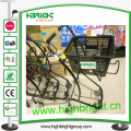 Double Supermarket Basket Trolley Cart